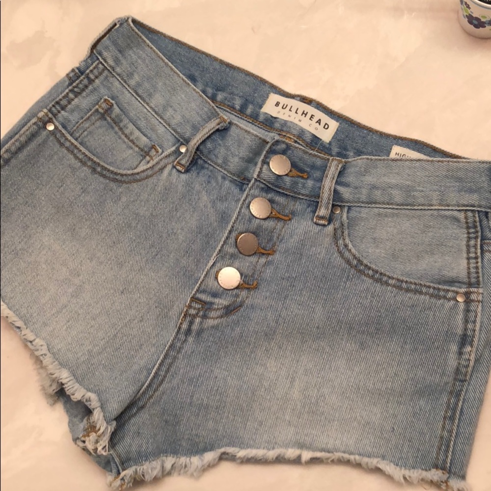 High rise shorts!